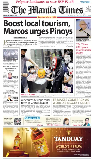 The Manila Times - 24 Oct 2022
