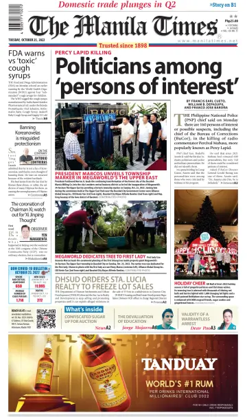 The Manila Times - 25 Oct 2022