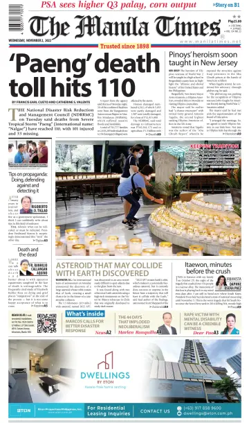 The Manila Times - 2 Nov 2022