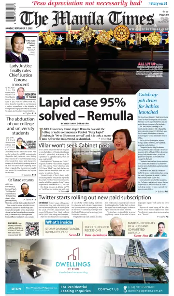 The Manila Times - 7 Nov 2022