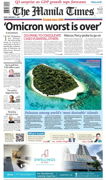 The Manila Times - 11 Nov 2022