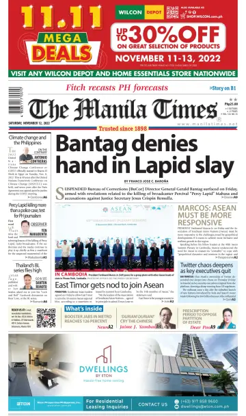 The Manila Times - 12 Nov 2022