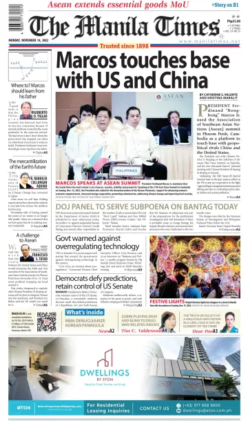 The Manila Times - 14 Nov 2022