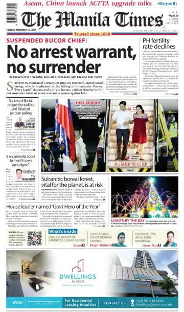 The Manila Times - 15 Nov 2022