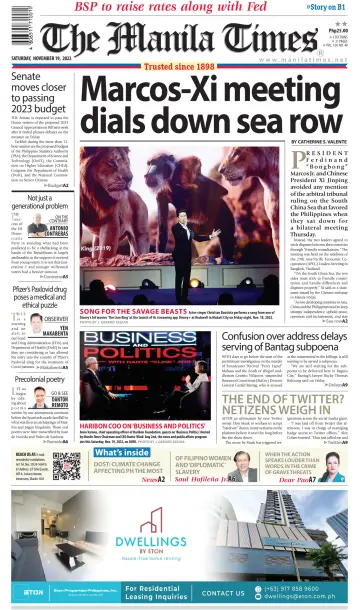 The Manila Times - 19 Nov 2022