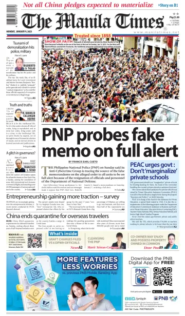 The Manila Times - 9 Jan 2023