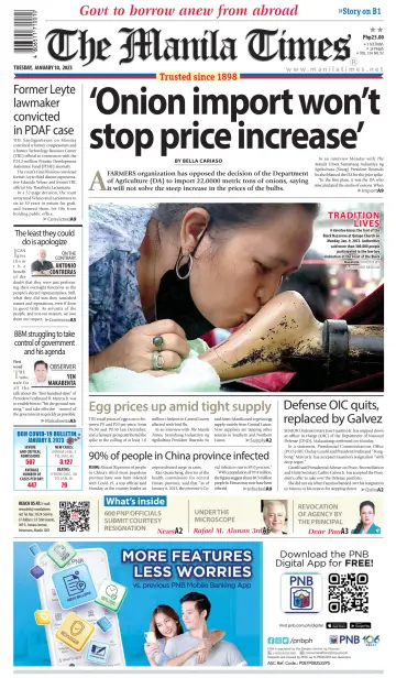 The Manila Times - 10 Jan 2023
