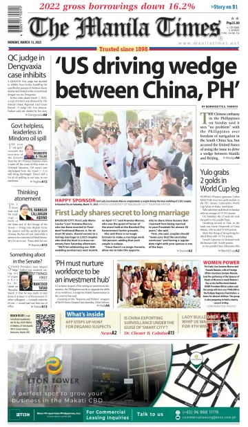 The Manila Times - 13 Mar 2023