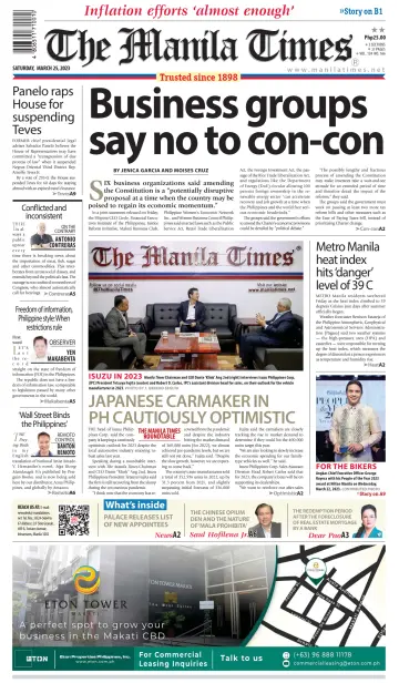 The Manila Times - 25 Mar 2023
