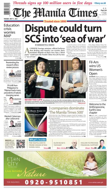 The Manila Times - 11 Jul 2023