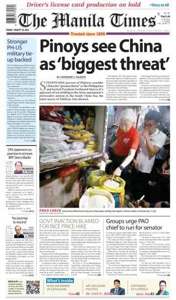 The Manila Times - 18 Aug 2023