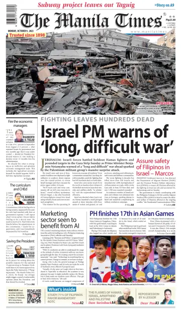 The Manila Times - 9 Oct 2023