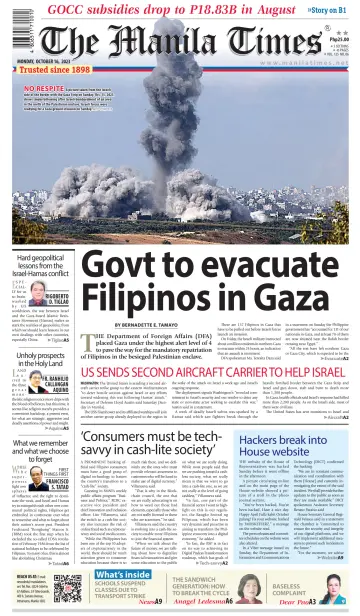 The Manila Times - 16 Oct 2023
