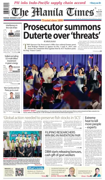 The Manila Times - 16 Nov 2023