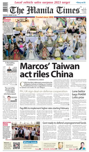 The Manila Times - 18 Jan 2024