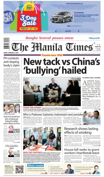 The Manila Times - 16 Feb 2024