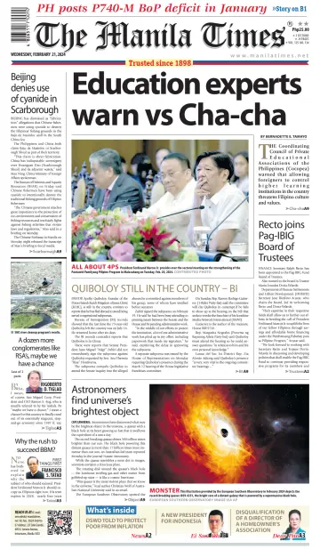 The Manila Times - 21 Feb 2024