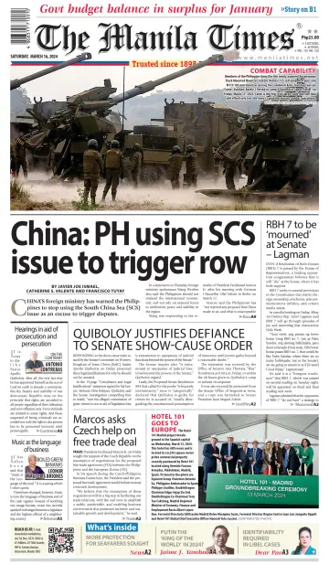 The Manila Times - 16 Mar 2024