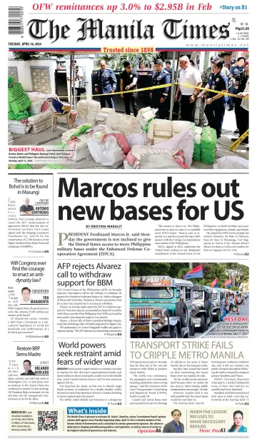 The Manila Times - 16 四月 2024