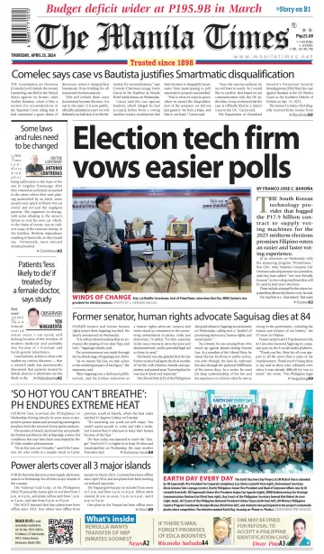 The Manila Times - 25 Ebri 2024