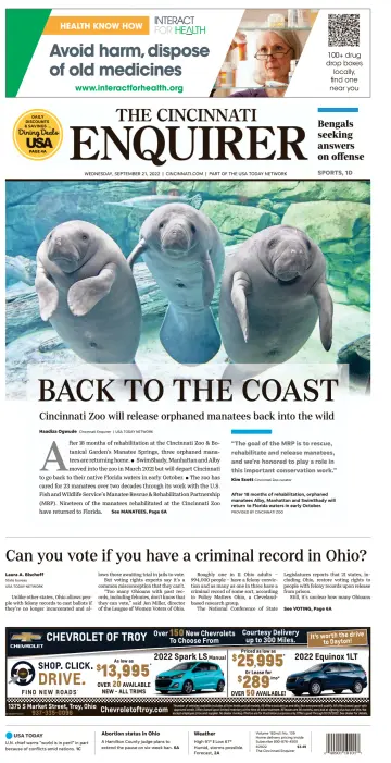 The Cincinnati Enquirer - 21 Sep 2022