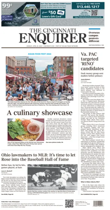 The Cincinnati Enquirer - 29 Apr. 2024
