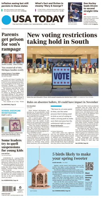 USA TODAY US Edition - 10 Apr 2024