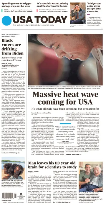 USA TODAY US Edition - 17 juin 2024