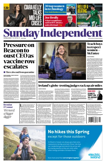 Sunday Independent (Ireland) - 28 三月 2021