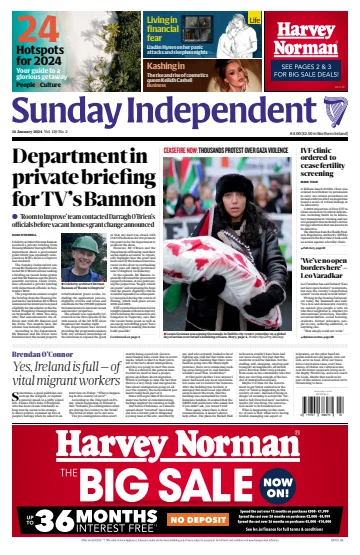 Sunday Independent (Ireland) - 14 Jan. 2024