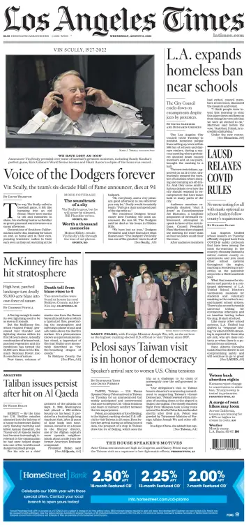 Los Angeles Times - 3 Aug 2022