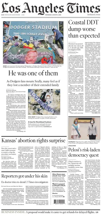 Los Angeles Times - 4 Aug 2022