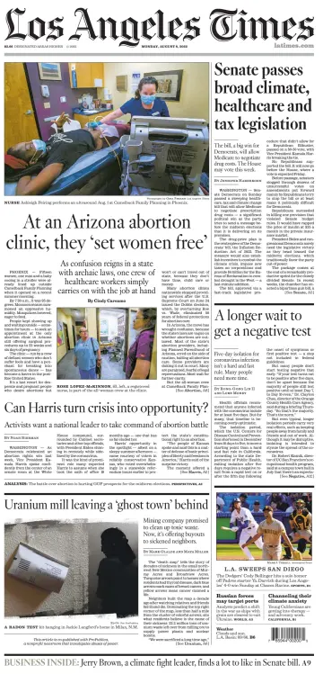 Los Angeles Times - 8 Aug 2022