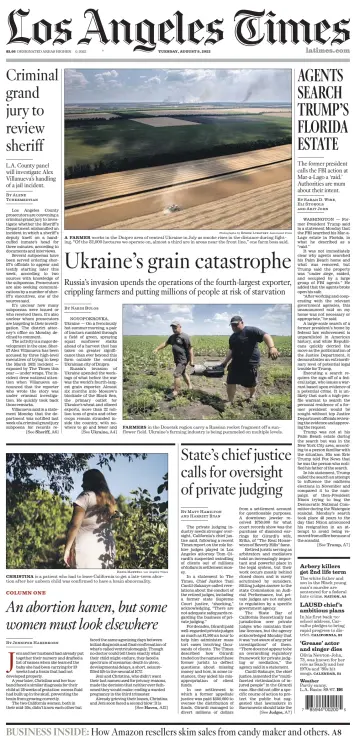 Los Angeles Times - 9 Aug 2022