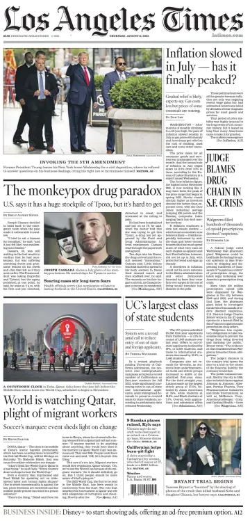 Los Angeles Times - 11 Aug 2022