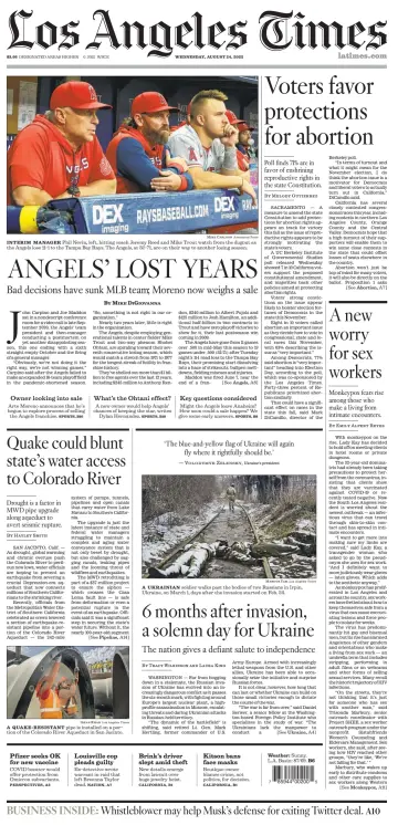 Los Angeles Times - 24 Aug 2022