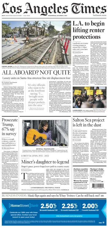 Los Angeles Times - 5 Oct 2022