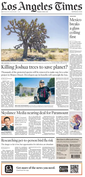 Los Angeles Times - 4 Meith 2024