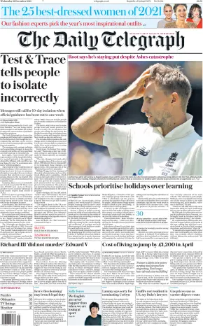The Daily Telegraph - 2021-12-29