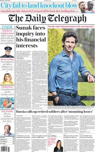 The Daily Telegraph - 11 Apr 2022