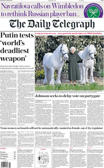 The Daily Telegraph - 21 Apr 2022