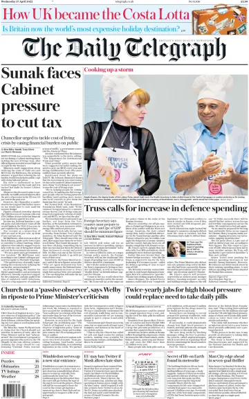 The Daily Telegraph - 27 Apr 2022