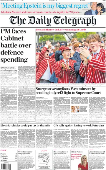 The Daily Telegraph - 29 Jun 2022
