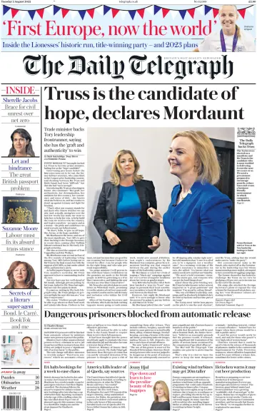 The Daily Telegraph - 2 Aug 2022