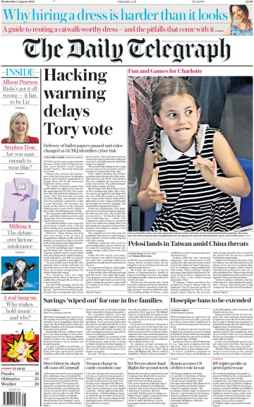 The Daily Telegraph - 3 Aug 2022