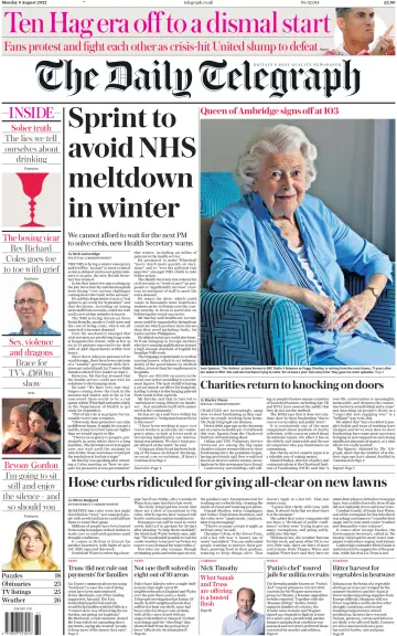 The Daily Telegraph - 8 Aug 2022