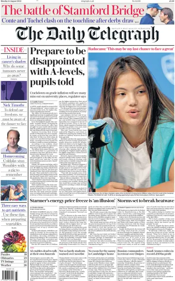 The Daily Telegraph - 15 Aug 2022