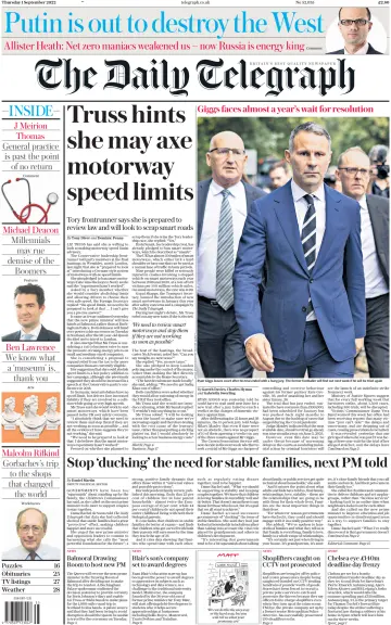 The Daily Telegraph - 1 Sep 2022