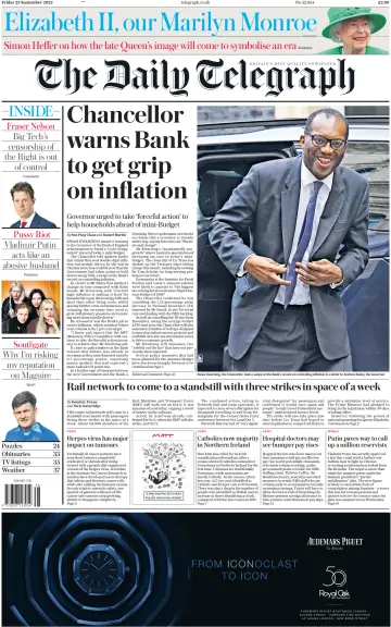 The Daily Telegraph - 23 Sep 2022