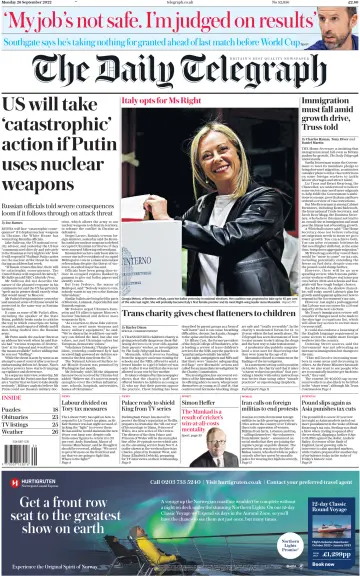 The Daily Telegraph - 26 Sep 2022